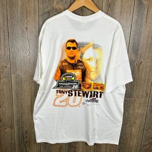 NASCAR Tony Stewart 2005 Champion Winners Circle Graphic Tee Racing 2XL NWT